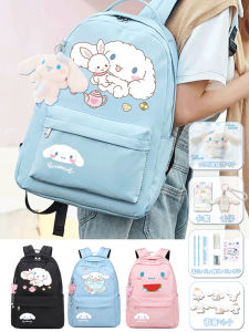 กระเป๋าเป้สะพายหลังเด็กนักเรียนชายคา กระเป๋าเดินทางแบบลำลองสำหรับเด็ก กระเป๋าเด็กนักเรียนหญิง ลายหูโตของสุนัข กระเป๋าใส่ของกลางวันแบบนิ่ม