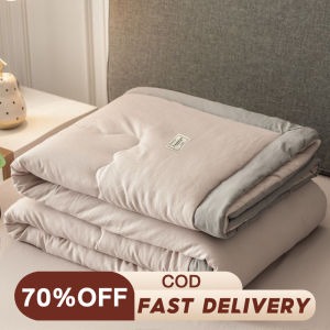 Selimut Kapas Summer Quilt Queen / King Size Hotel Style Selimut Blanket  Cooling and Soft Comforter Washable