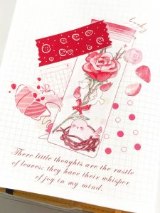 Eternal Flower  Tube Series Stickers PVC Non-drying Adhesive Handmade Decorative Small Pattern Material Original