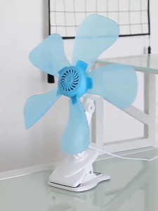 Original Five-leaf Fan Home Electric Fan Clamp Fan Anti-Heat Portable Clip Electric Fan