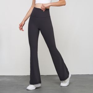 Yoga Flared Pants Women Naked Feel Fashion Casual Butt-Lifting High Waist Sports Leggings Fitness Workout Wide-Leg Pants