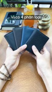 Ví đứng mini da bò Madison Vicobi M5 bóp nhỏ gọn để các loại giấy tờ xe mới không để được giấy tờ xe cũ.