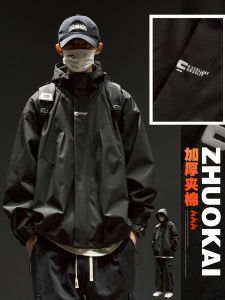 เสื้อแจ็คเก็ตผู้ชายฤดูหนาว 2025 เสื้อโค้ทผ้าฝ้าย ทรงหลวม แจ็คเก็ตวัยรุ่นฤดูใบไม้ร่วง/ฤดูหนาว เสื้อโค้ทผู้ชาย เสื้อโค้ทผู้ชาย