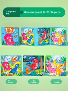 XIAOWANDOU | Magnetic Puzzle for Toddlers 3-6 Years Old 1-2 Pieces