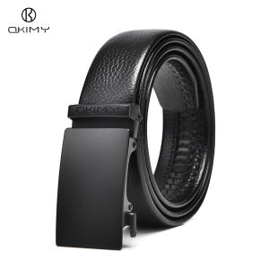OKIMY Fashion Belt Mens Business Leisure Belt Stylish Automatic Buckle Belt Youth Sports Pant Belt Stylish Simple Nice Waistband Durable Belt