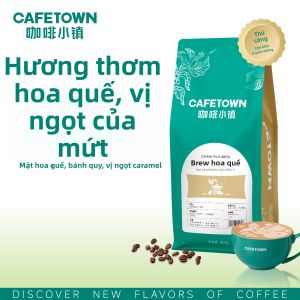 CAFETOWN | Cà Phê Arabica Sạch 100% Hỗn Hợp Hương Ô Lan Ý Đã Rang Mới 454g