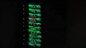 Ackibbik 1pc 10cm Shrimp Fishing Lure Saltwater Shrimp Prawn Lure Squid Jig Lure Hook Sea Cuttlefish Fishing Accessories Octopus