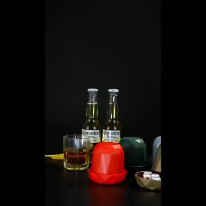 (KÈM 05 VIÊN XÍ NGẦU) Hộp lắc xí ngầu xúc xắc bằng nhựa 1610A (version 2) đồ chơi vui nhộn và độc đáo