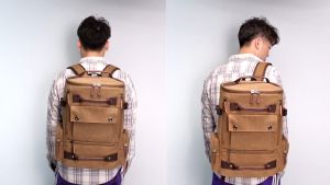 Balo nam thời trang vải canvas cao cấp phong cách mới