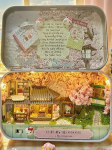 DIY Nhà Hộp Nhà Hát Thủ Công Mini Micro Nhà Nhỏ Mô Hình Đồ Chơi Sinh Nhật Quà Tặng Cho Bạn Gái Bạn Trai Cây Công Cụ