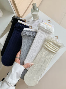 Sweet Lace Socks Children Tube Socks Summer Thin JK Japanese Cute Lolita Mary Jane Bunching Socks