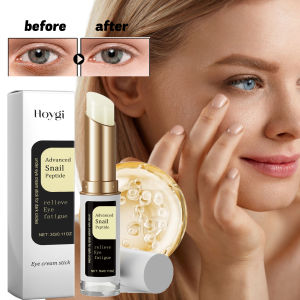 Snail Peptide Eye Cream stick reduce Dark Circles Eye Bags Firming Eye Brightener Anti aging nourishing moisturize Eye Cream