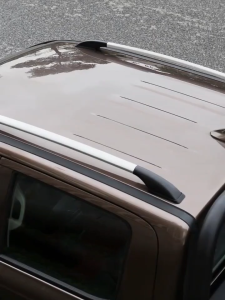 Black color or black-tinted roof luggage rack suitable for SUVs pickups etc.