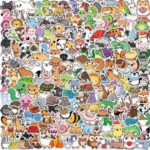 100/200PCS Cute Mixed Animals Cartoon Graffiti Stickers DIY Phone Guitar Laptop Notebook Suitcase Cup Waterproof Sticker Kid Toy