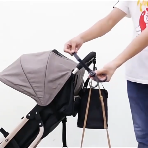 Baby Stroller Hook Strap Rotatable Baby Carrier S Hooks Bag Clip Car Trolley Hook Grocery Shopping Stroller Bag Hook 360° Rotating S-Hook Baby Strollers Shopping Trolley
