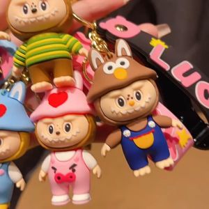 keychain labubu new edition gantungan kunci rumah keychain motor keychain mobil gantungan tas lucu dan unik motif labubu
