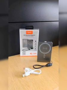 CLIPTEC MPB312W 10000MAH 15W WIRELESS MAGNETIC FAST CHARGING POWER BANK WITH PD CABLE STRAP
