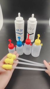 10Pcs Foam Tip Pig Artificial Insemination Catheter Sow Disposable A.I. Catheter with End Cap Rod Farm Animal Equipment