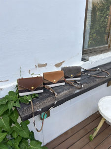 Mini Yellow Linen Envelope Crossbody Bag Womens Original Design British Style Versatile Soft Cotton Lining Lightweight Daily Use