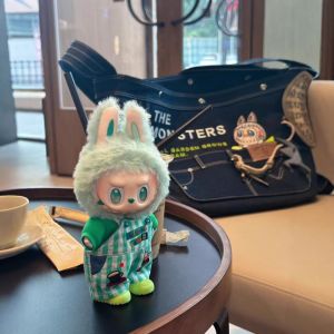 Labubu Vinyl Plushie Clothes Third Generation Universal Quiet Hope Lucky Plushie Clothes for 17cm Trend Doll Cotton Doll