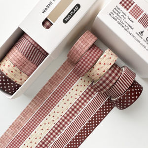 Stickers Punk | Băng Dính Washi Grid Phong Cách Retro