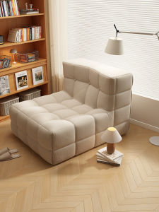 Lazy Sofa Bed Single Chair Bedroom Cream Style Tatami Casual Chairs Lie Sleep Comfortable Home Furniture Leisure Sofa