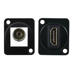 TERIUX | 4K HD D-type Multimedia Module With Angled Connector