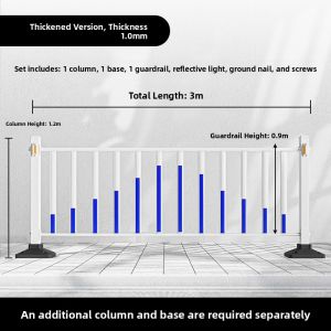 XINWANHUANG | Crash-Proof Safety Guardrail Zinc Steel Fence