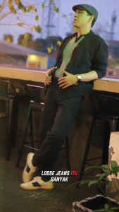 Tony Jack Loose Jeans – Lagoon Blue | Celana Jeans Pria Loose Pants Oversize Baggy Reguler Fit