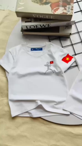 Áo thun ngắn tay Việt Nam Độc Lập chất liệu thun cotton 100% co giản 4 chiều cho bé từ 10-38KG