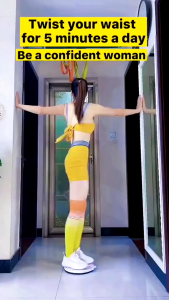 Piring Senam / Waist Twisting Disc - Alat Olahraga Putar Pelangsing Tubuh Pengecil Perut Pinggang