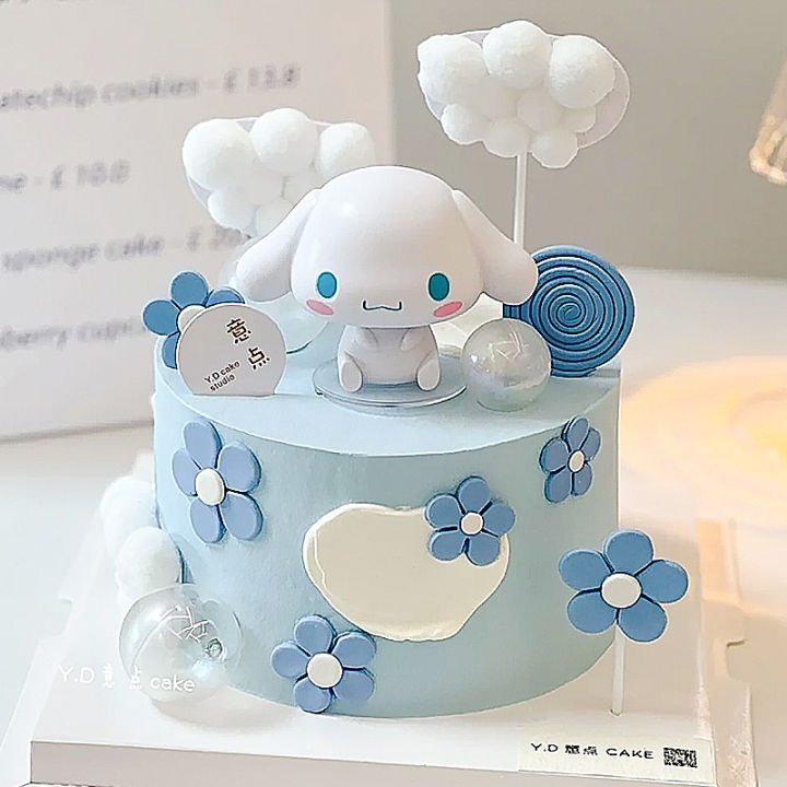 Cinnamoroll Babycinnamoroll Cake Decorative Ornaments Pacha Dog Big Ear ...