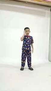 Kiminori VATA.CP Setelan Baju Tidur Anak Lengan Pendek