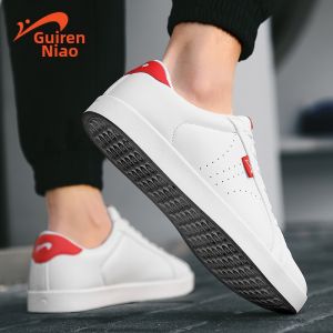 K-BIRD | Couples White Sport Shoes with Green Tail