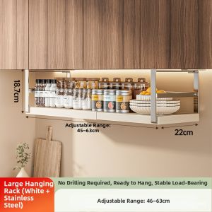 Storage and Hanging Seasoning Rack Spice Organizer