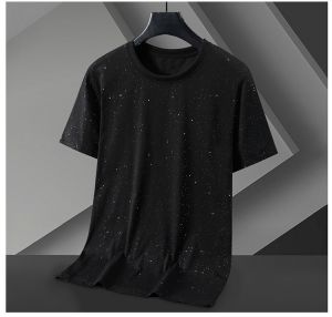 【 3xl-11xl 】nhà Máy làm sạch hàng tồn kho thời gian giới hạn giá thấp 170kg có thể mặc lớn lớn cỡ lỡn chất béo quá khổ 73% nam vải cotton sửa chữa nhanh thiết kế bầu trời đầy sao áo phông ngắn tay dáng rộng phong cách giải trí giản dị mùa hè