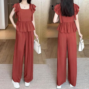 Shalldoer | Summer Salt Style Ice Silk Two-Piece Set Small Size