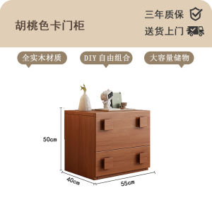 Mid-Ancient Style Chest of Drawers Small Apartment Living Room Home Retro Combined TV Cabinet Solid Wood Five-Bucket Storage Cabinet