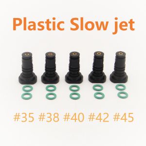 5pcs Compatible with Honda EU2000i Generator Carburetor slow Jet #35#38#40#42#45 99204-ZE0-0350