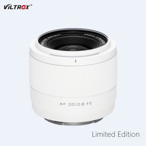 VILTROX 20mm F2.8 AF Full Frame Lens Lightweight White Limited Edition for Sony Cameras Portrait Landscape Close-up Vlog