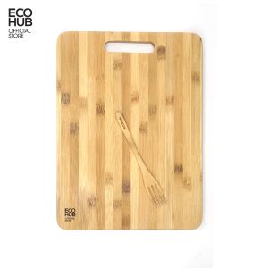 Thớt tre tự nhiên ECOHUB Chặt / Thái Cứng Kháng khuẩn hơn gỗ / nhiều Size EH043