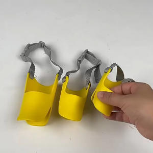 Pet Mouth Cover Silicone Duck Small Dog Mouth Mask Anti Bite Stop Barking Dog Mouth Muzzle for Dog Pet Mouth Cover