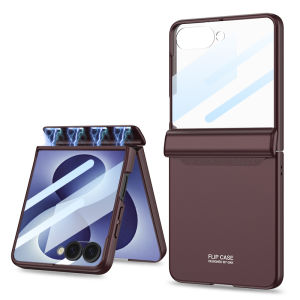 Ốp Điện Thoại Samsung Galaxy Z Flip 8 Có Bản Lề Từ Tính - Vỏ Cứng Mờ Bảo Vệ Màn Hình Bên Ngoài Chống Sốc Chống Trượt Bao Gồm Tất Cả