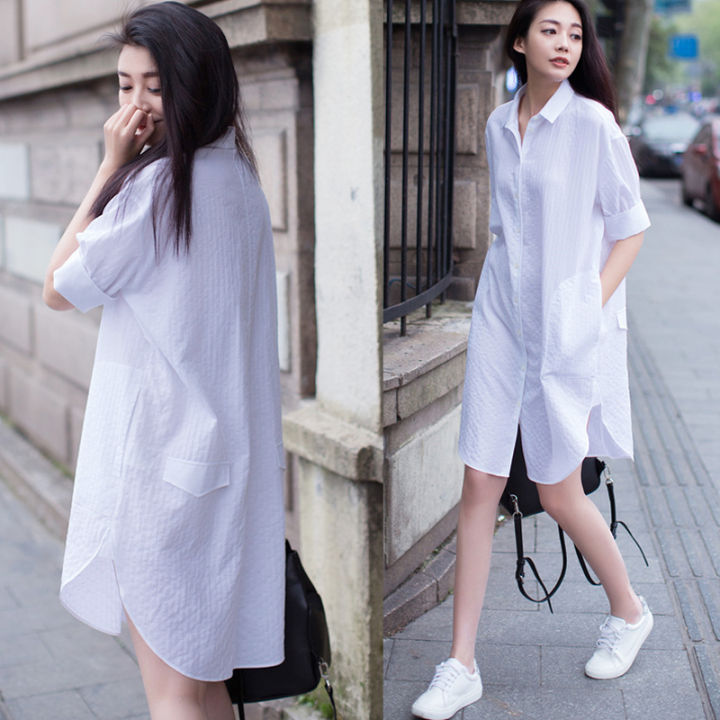 women's white shirt plus size