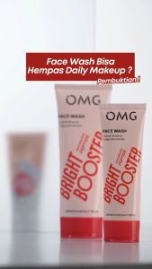 OMG Oh My Glow Bright Booster Face Wash 50g / 100g | Pembersih Wajah