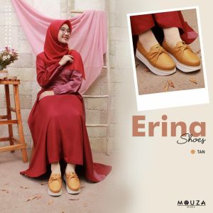 [Puby] ERINA SHOES BY MOUZA SHOES | SEPATU WANITA CANTIK PITA | WEDGES PITA | SEPATU PUTIH