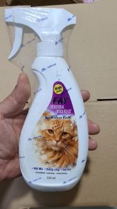 Xịt khử mùi tắm khô cho mèo Fay Groom For Cat 350ml Fay cho mèo xịt tắm khô cho mèo - Nuôi pet Shop