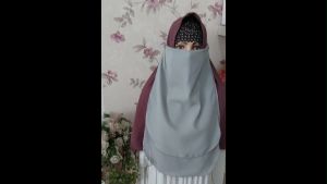 Cadar Tali Karet 2 Layer Chiffon