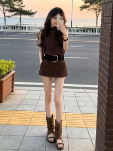 HUAYILING | Vintage Stylish Short Waist-Cinching Dress