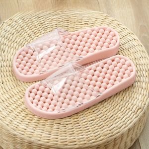 BESITO Massage Plastic Bathroom Indoor Slippers Couple Home Summer Sandals Anti-Slip Hollow out Drainage Slippers for Men And Women